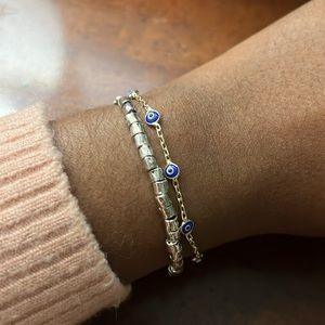 Evil Eye and Sterling Silver Bracelets